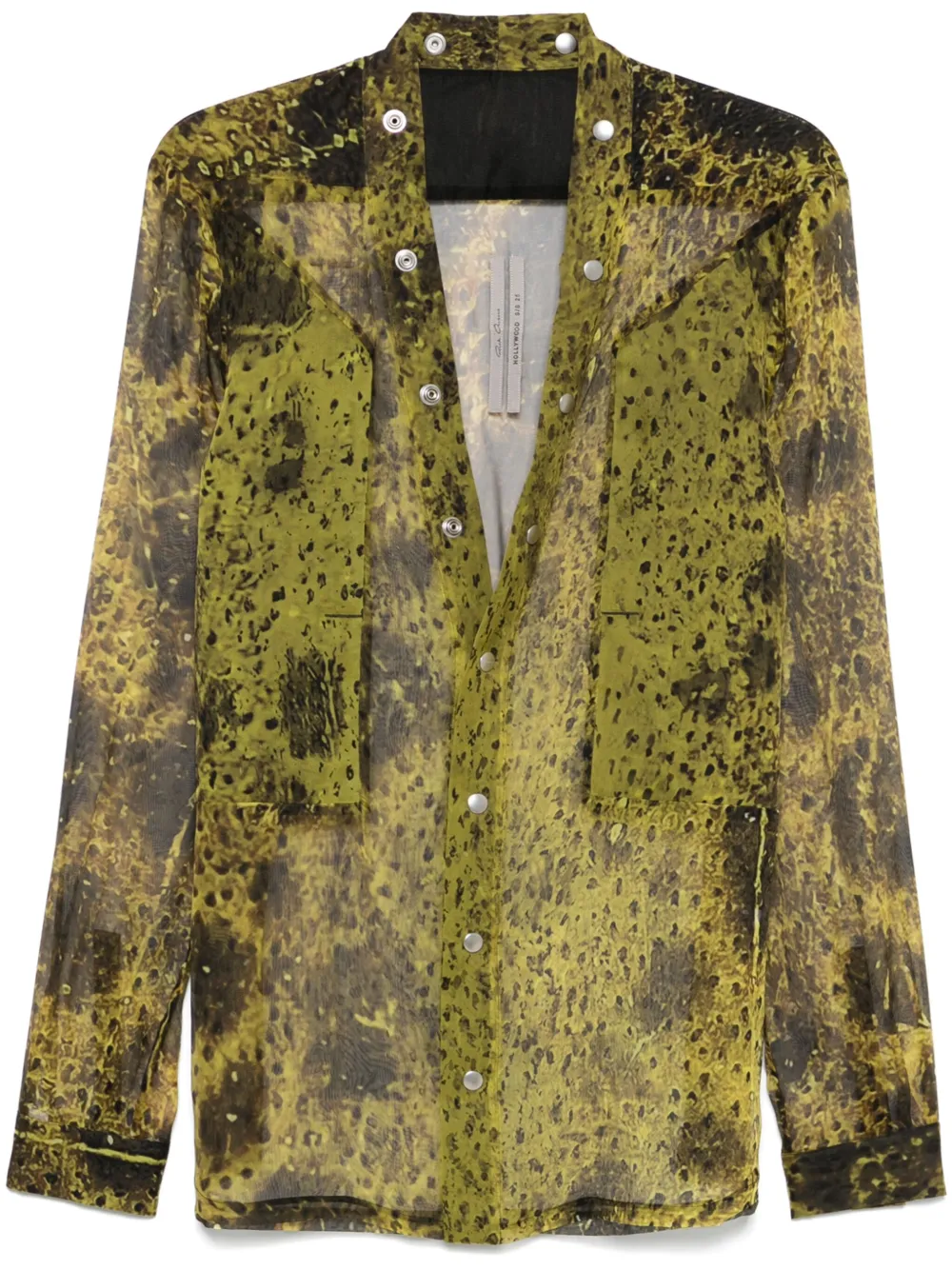 Rick Owens camisa Larry Fogpocket | verde | Image 1