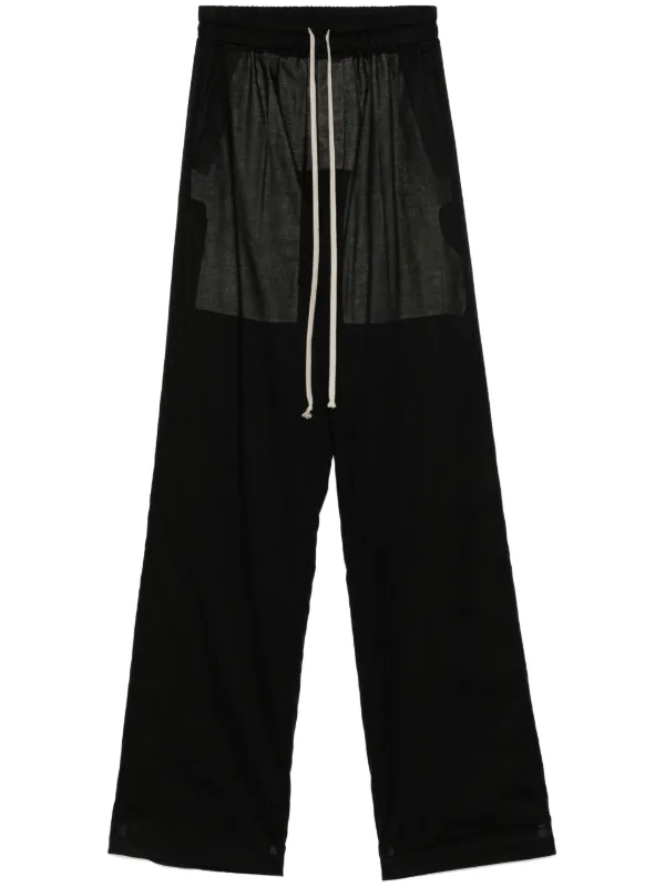 Rick Owens Dietrich Trousers in Black
