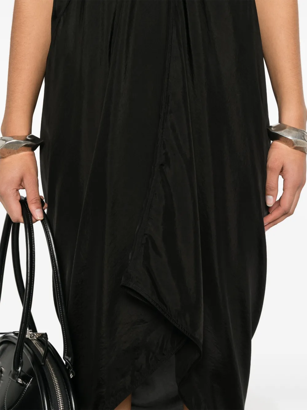 Rick Owens Kite midi-jurk Zwart
