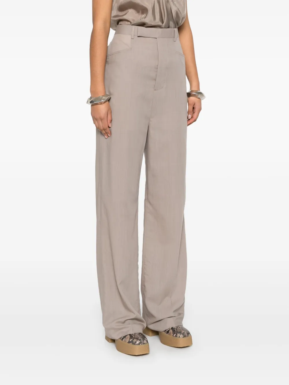 Rick Owens Mastodon broek Beige
