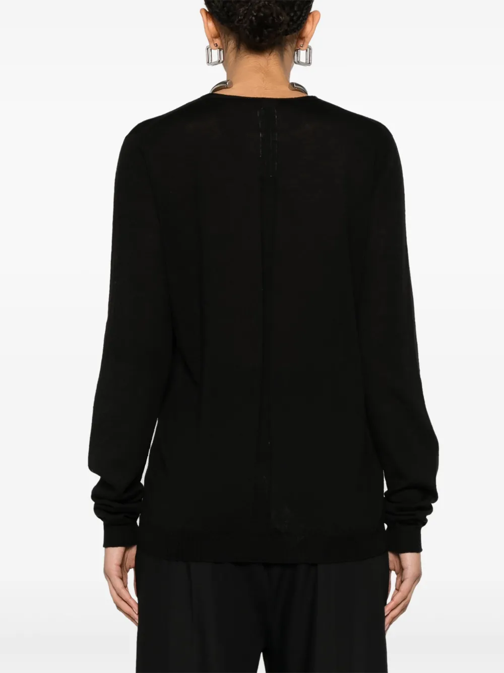 Rick Owens Top met V-hals Zwart