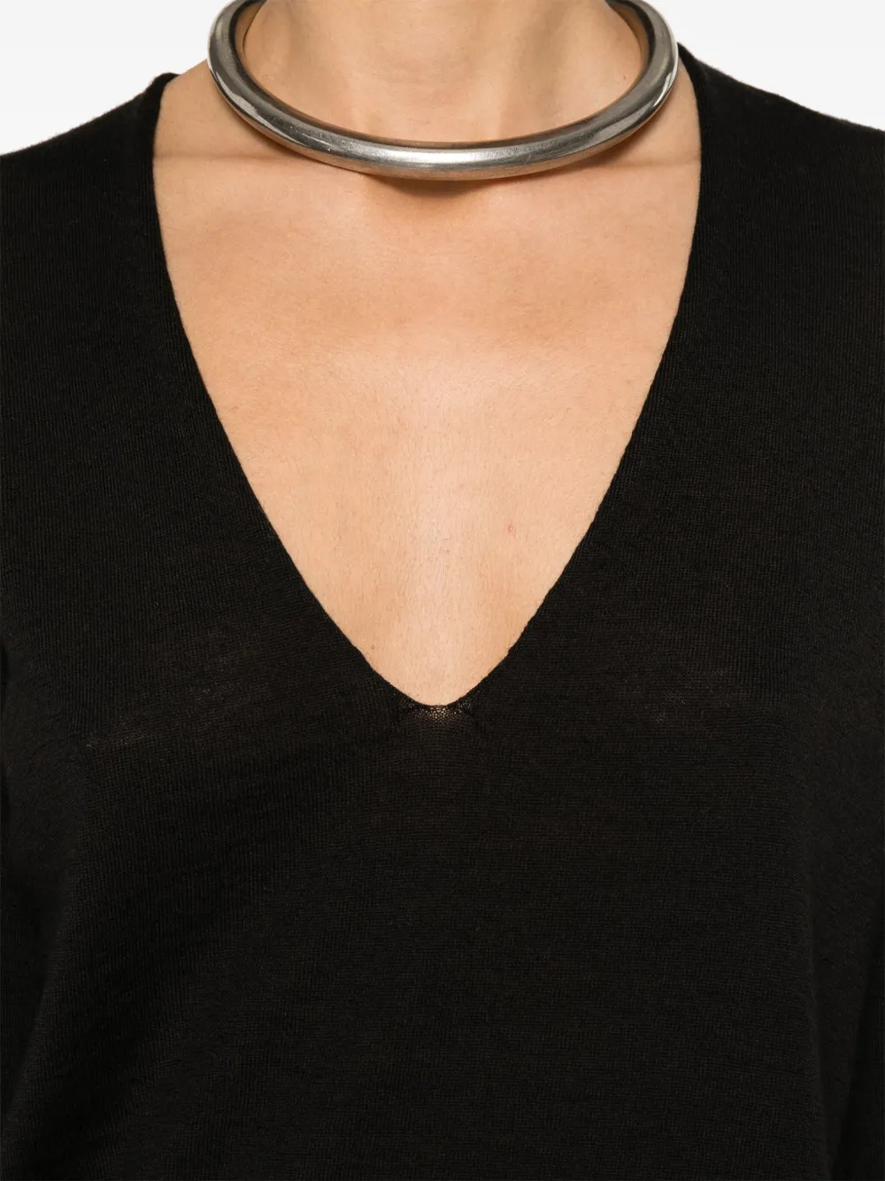 Rick Owens Top met V-hals Zwart