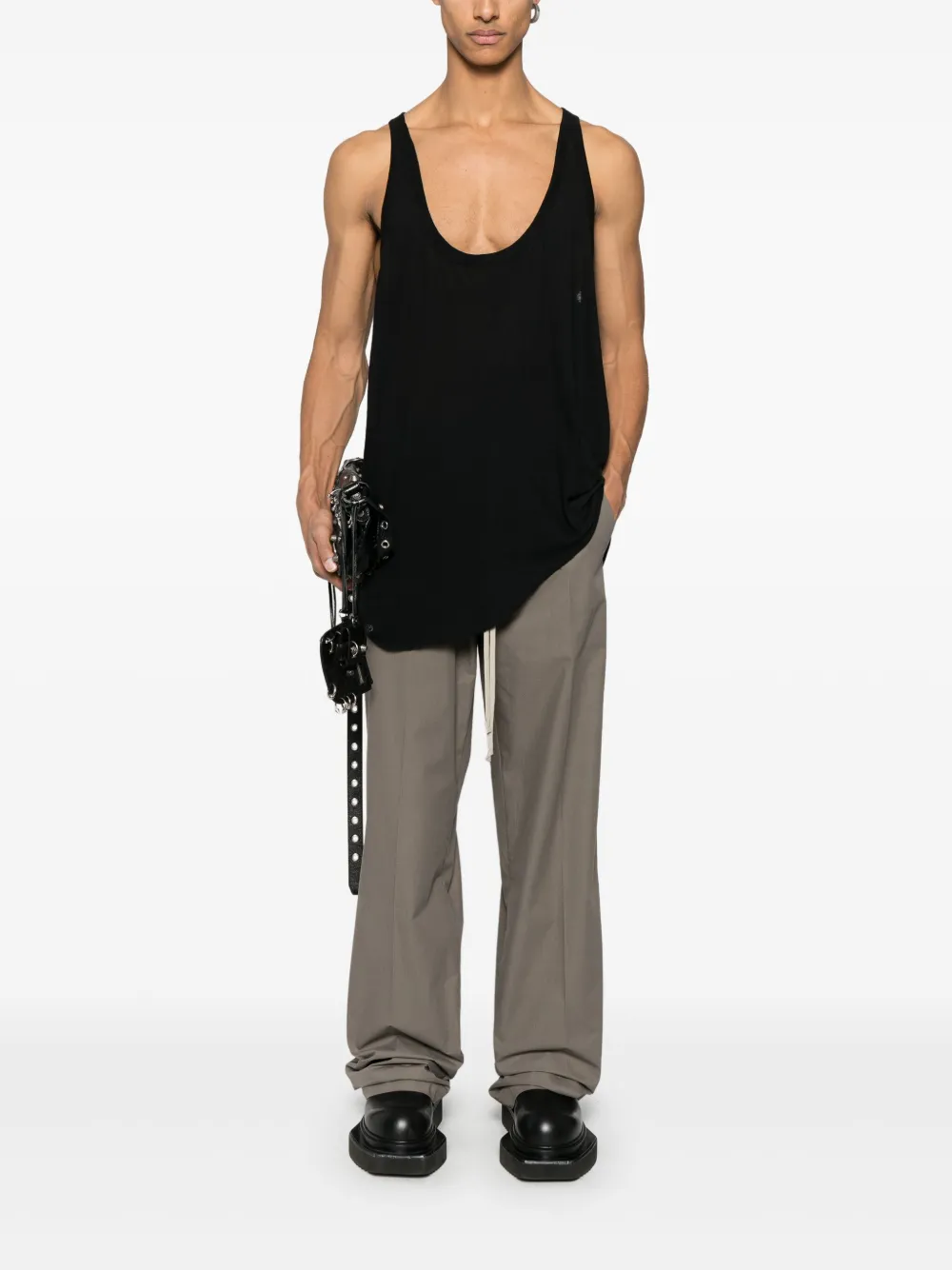 Rick Owens Lo Cut tanktop - Zwart