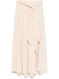 Forte Forte tied midi skirt - Pink