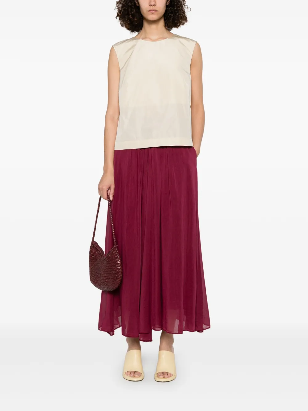 forteforte Forte Forte Straight maxi-rok - Roze