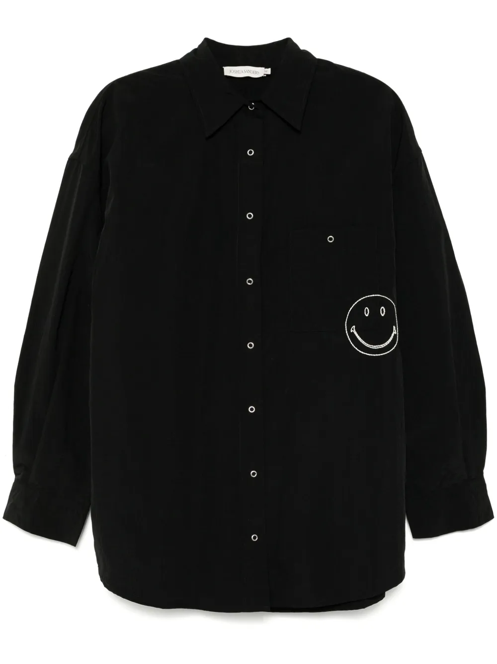 Joshua Sanders embroidered shirt | Black | Image 1