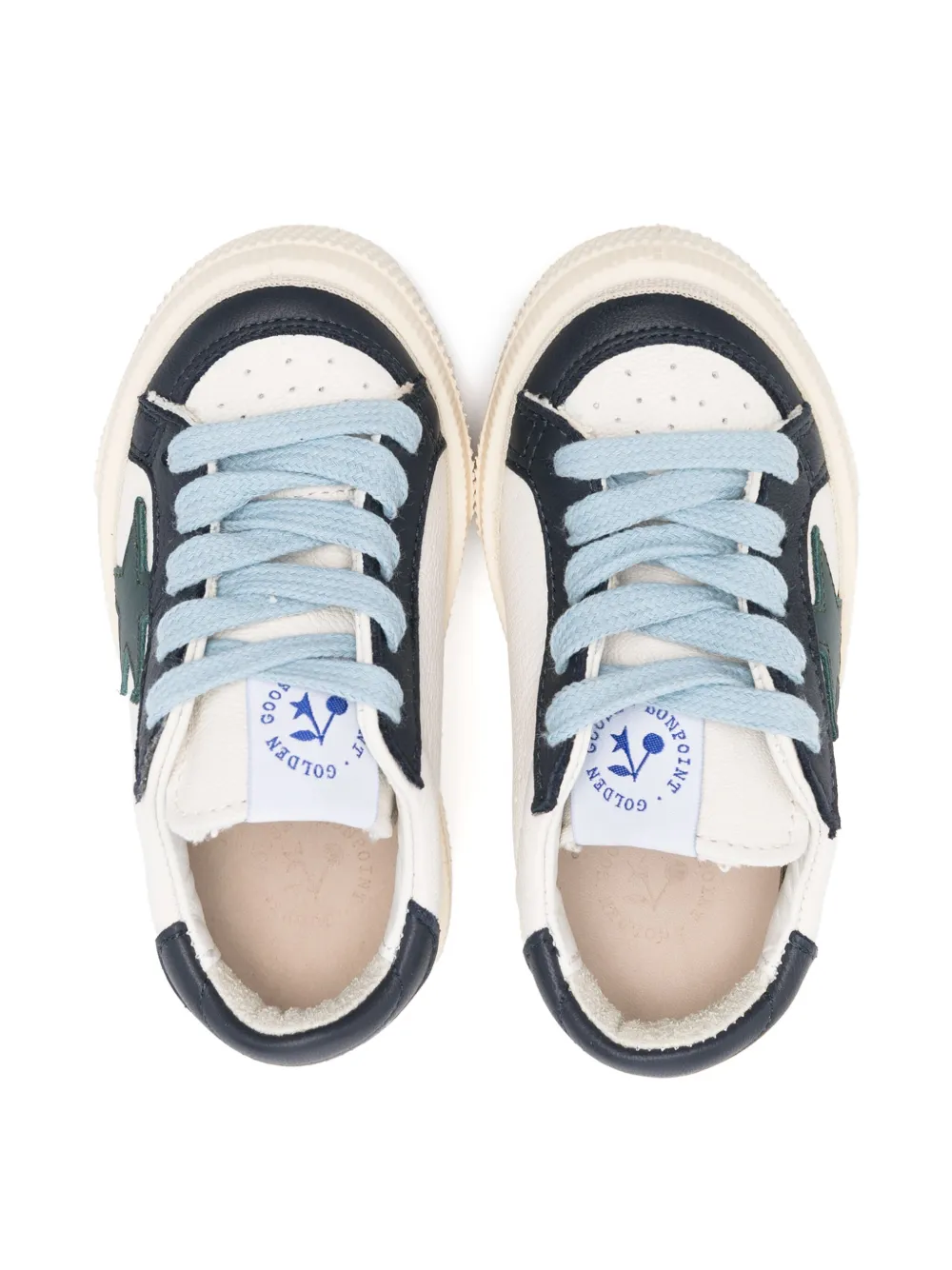 Golden Goose Kids x Bonpoint leren sneakers Wit