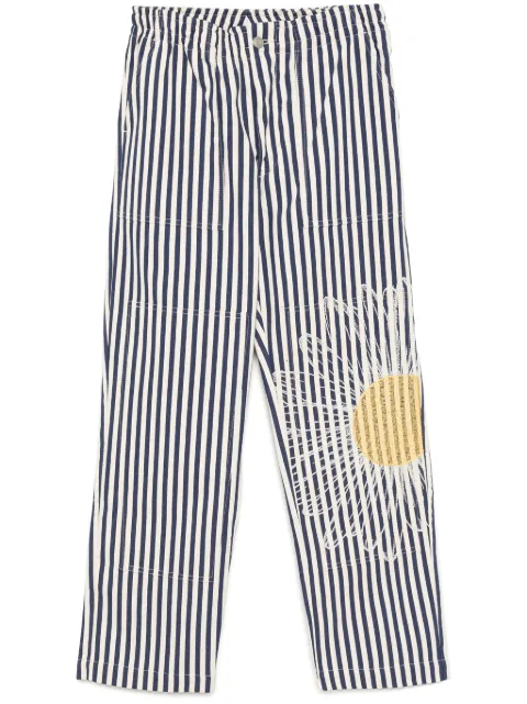 Joshua Sanders striped tapered trousers