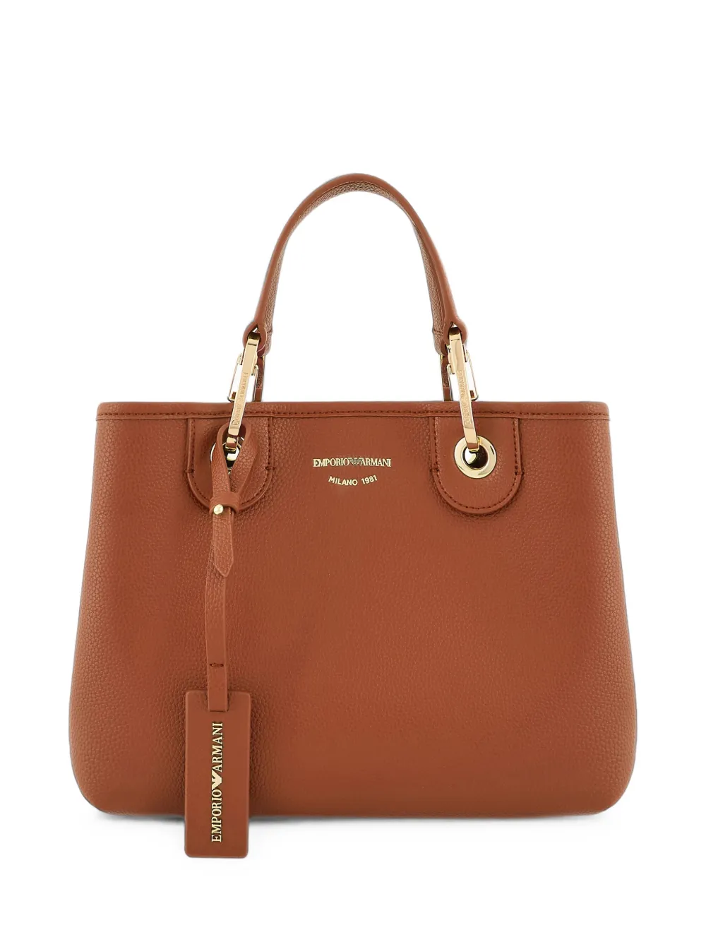 Emporio Armani leather tote bag · OS