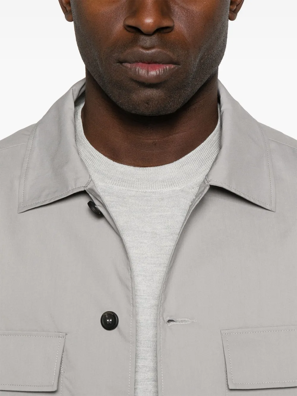 Peserico Lichtgewicht shirtjack Grijs