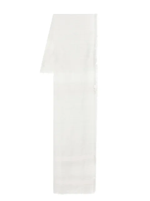 Peserico Sciarpa con monogramma jacquard