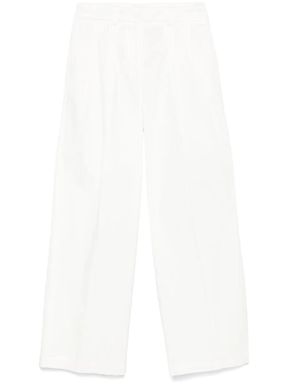 Peserico gabardine-weave trousers | White | Image 1