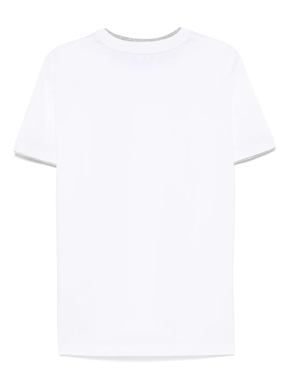 Peserico Katoenen jersey T-shirt - Wit