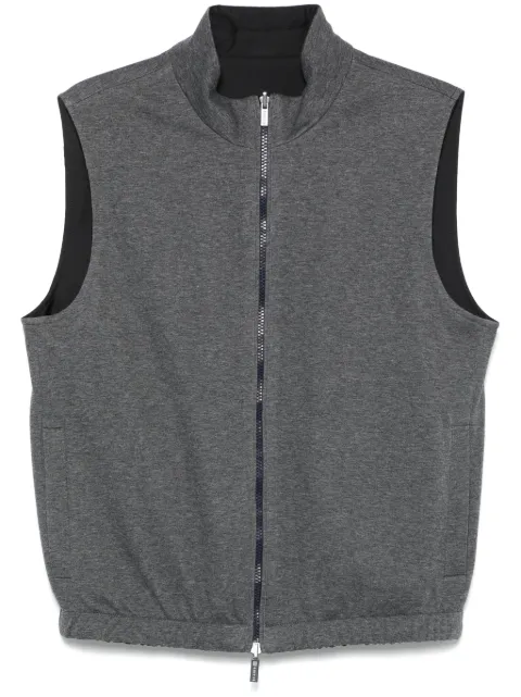 Peserico Loro Piana gabardine gilet