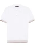 Peserico fine-knit polo shirt - White