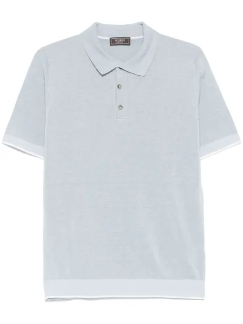 Peserico crepe polo shirt