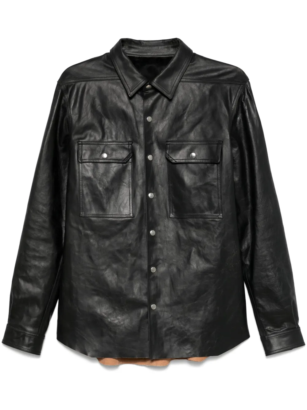 Rick Owens leather jacket | Black | Image 1