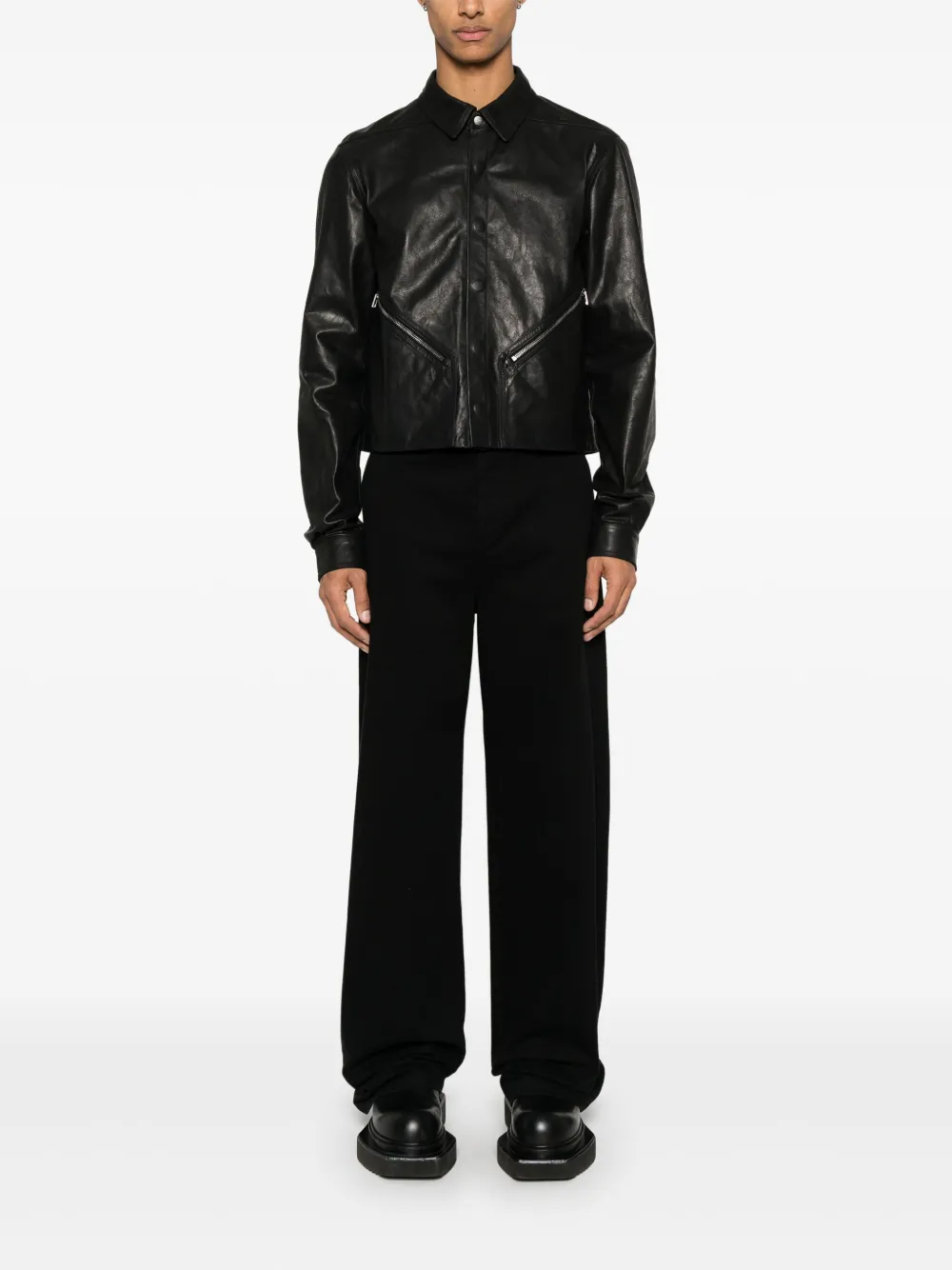 Rick Owens leather jacket | Leather Jackets | Image 2