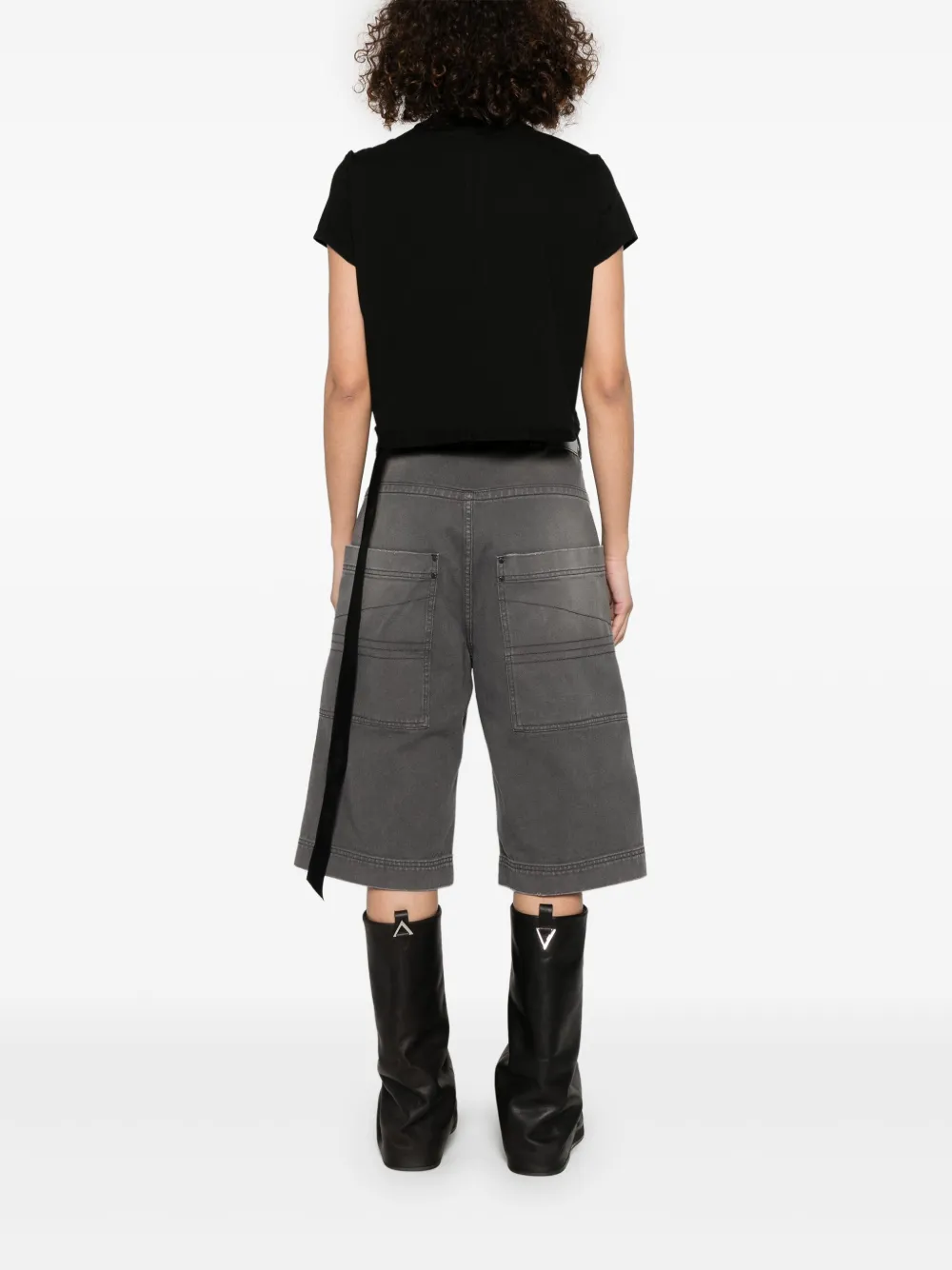 Rick Owens DRKSHDW Small Level T-shirt Zwart