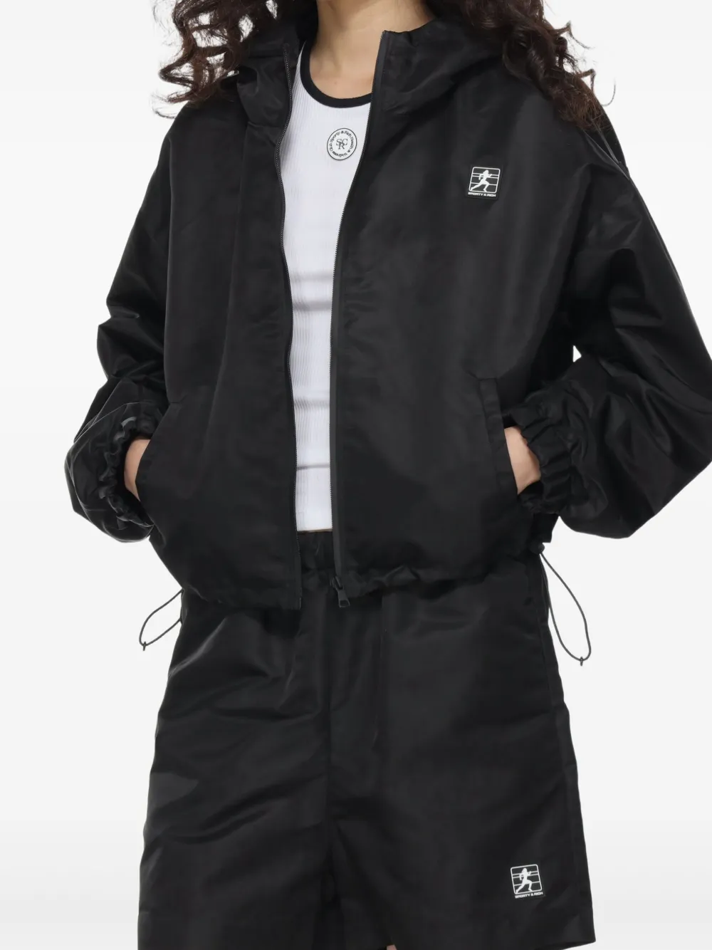 Sporty & Rich Running Woman windjack Zwart