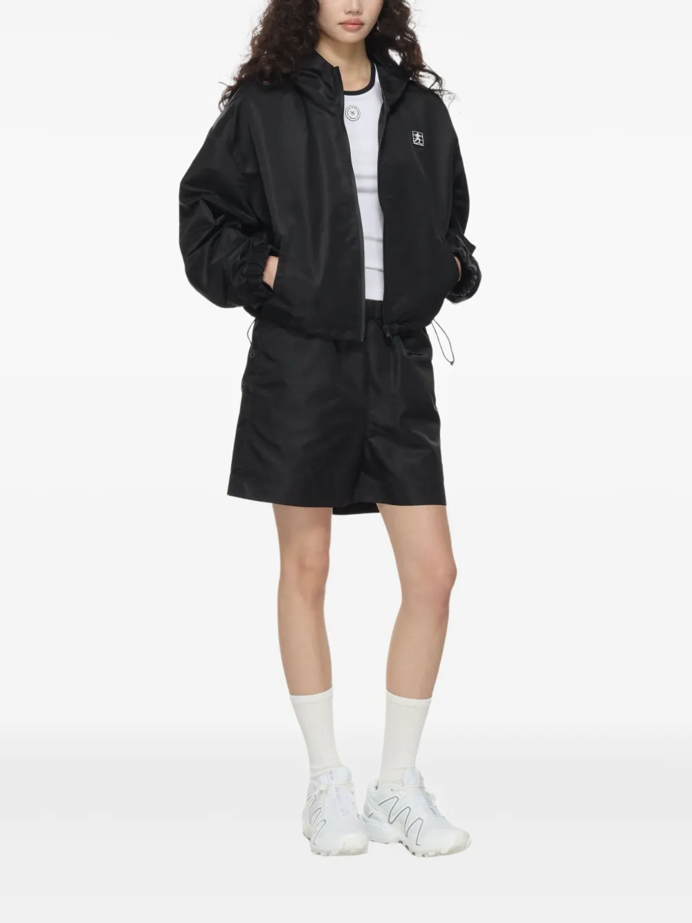 Sporty & Rich Running Woman windjack Zwart