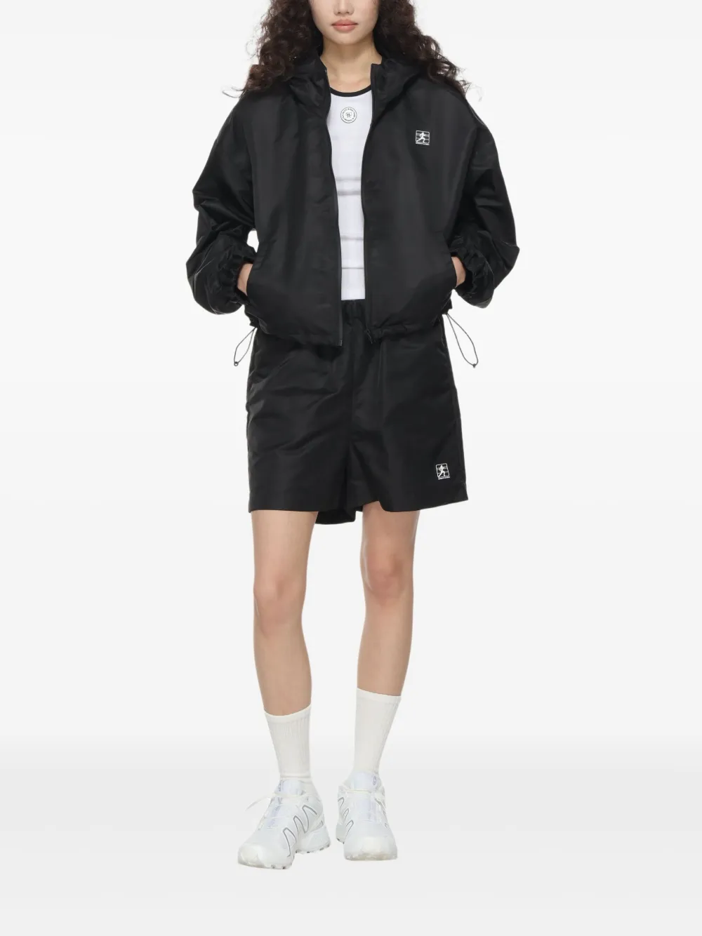 Sporty & Rich Running Woman windjack Zwart