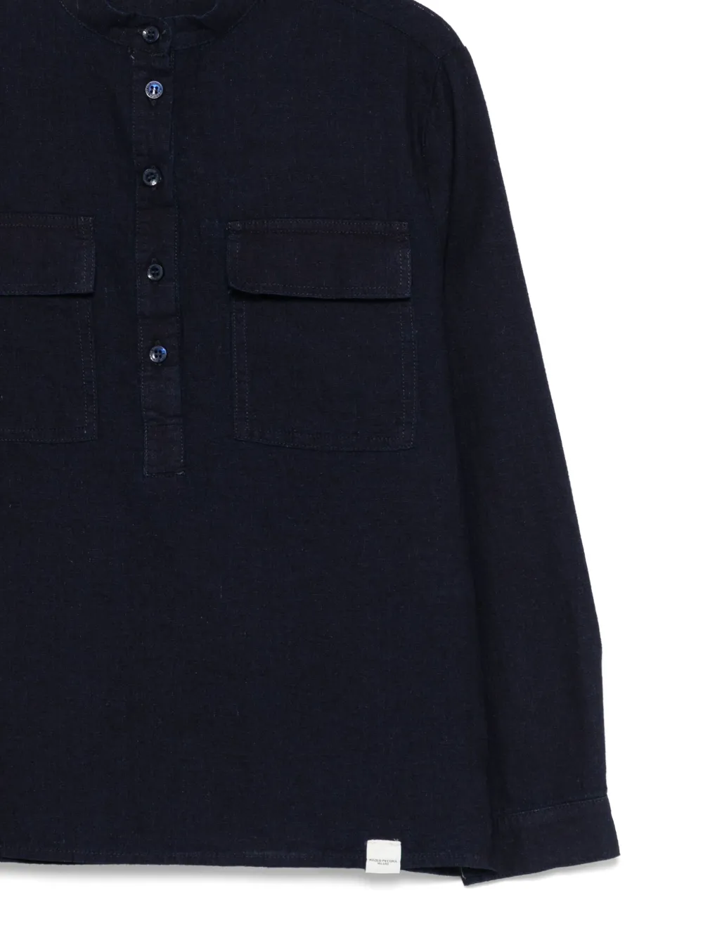 Paolo Pecora Kids Shirt met lange mouwen Blauw