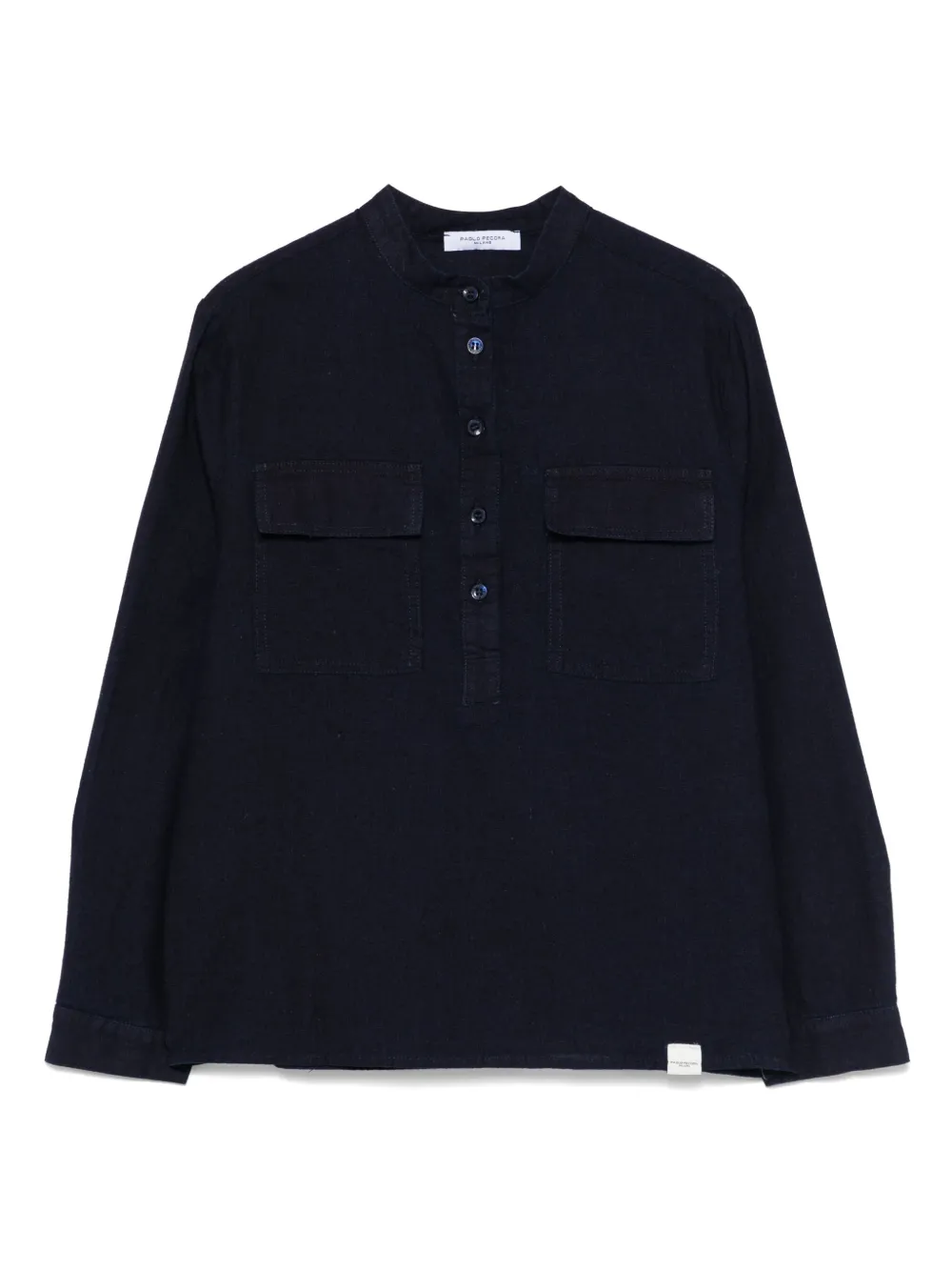 Paolo Pecora Kids Shirt met lange mouwen Blauw