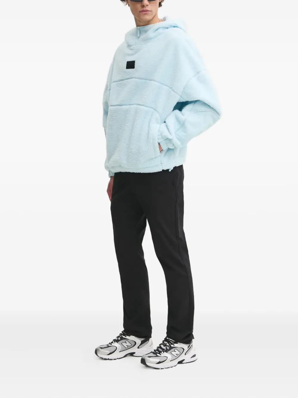 Timberland logo-patch side-pocket trousers - Zwart