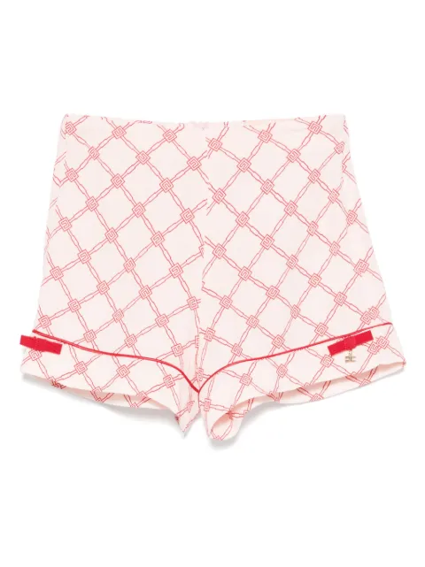 Elisabetta Franchi La Mia Bambina logo-print shorts