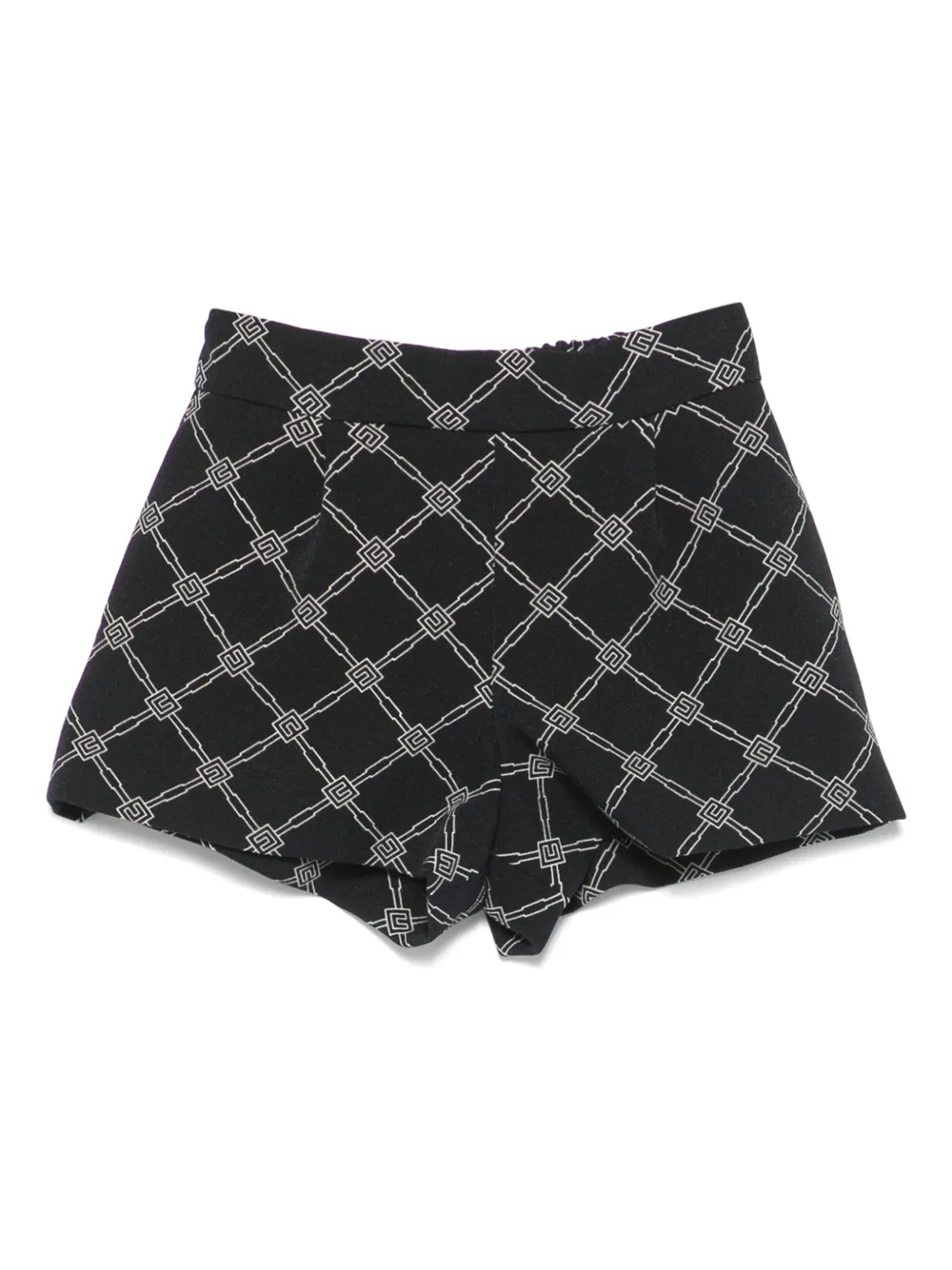 Elisabetta Franchi La Mia Bambina Logo-print Shorts In 黑色