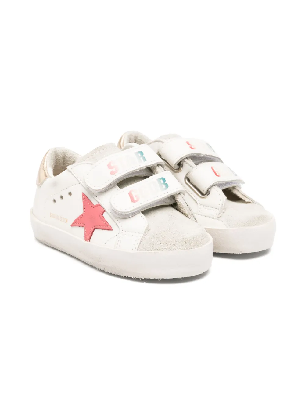 Golden Goose Kids x Bonpoint leren sneakers Beige