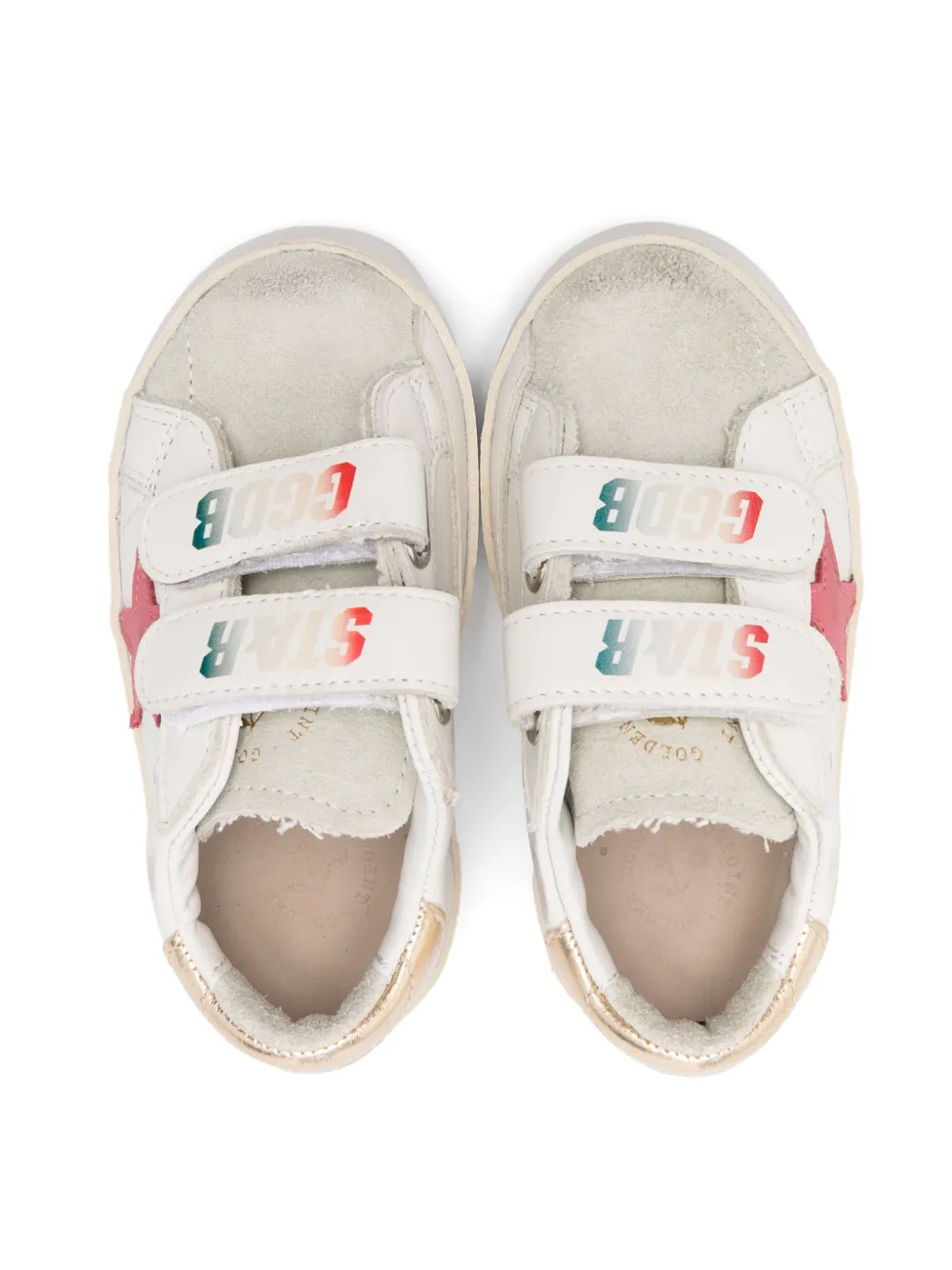 Golden Goose Kids x Bonpoint leren sneakers Beige