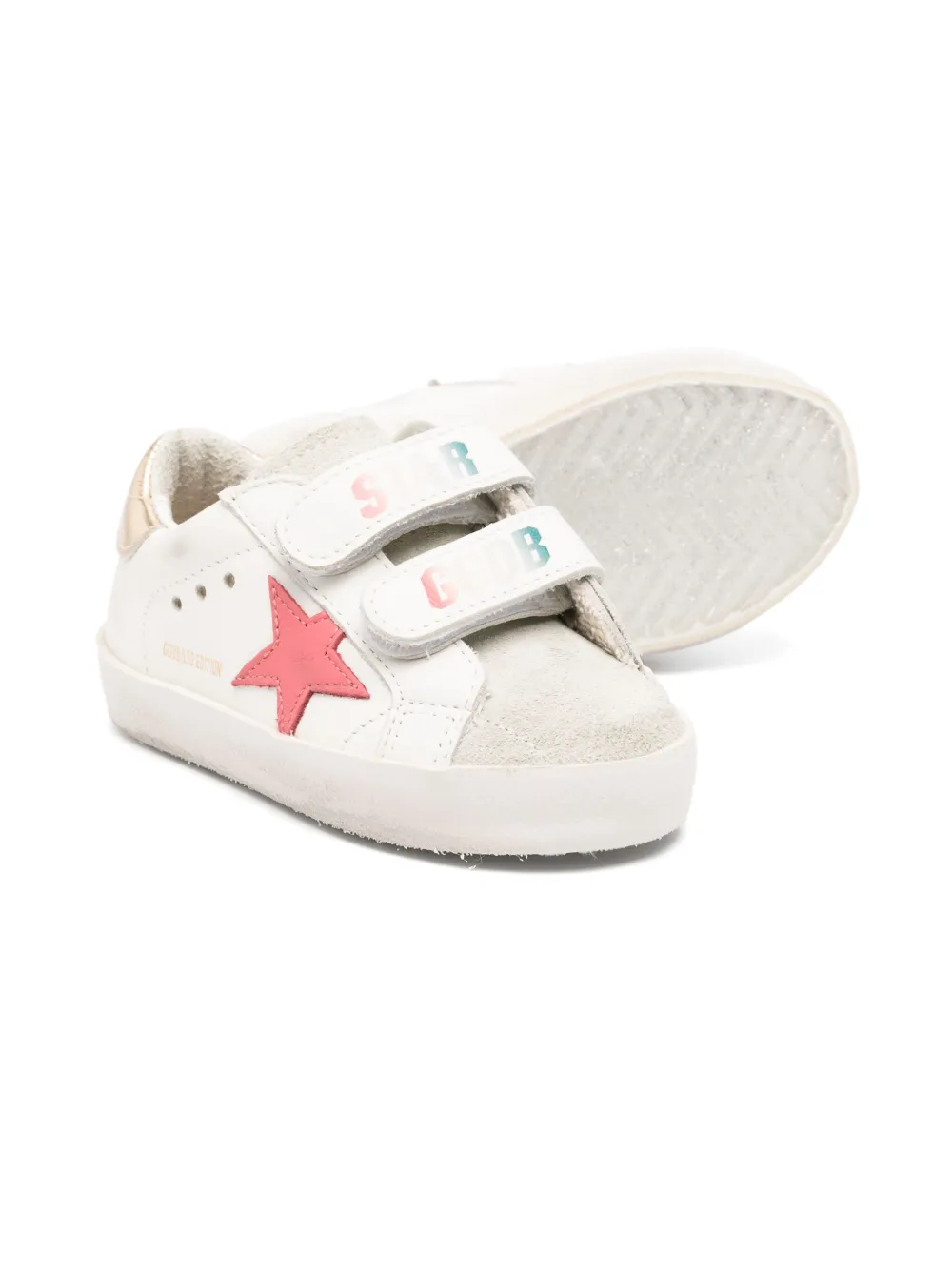 Golden Goose Kids x Bonpoint leren sneakers - Beige