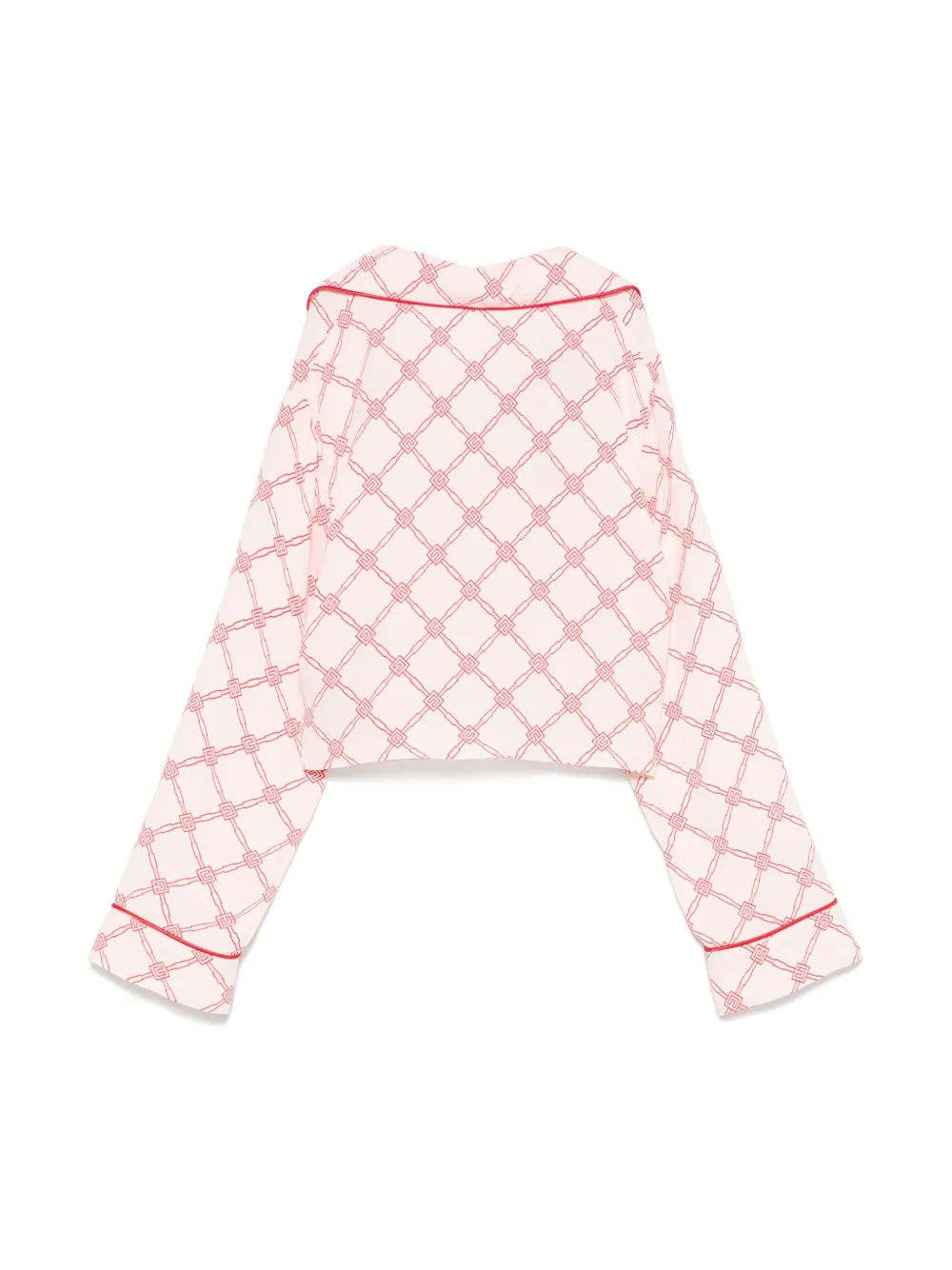 Elisabetta Franchi La Mia Bambina logo-print shirt - Roze