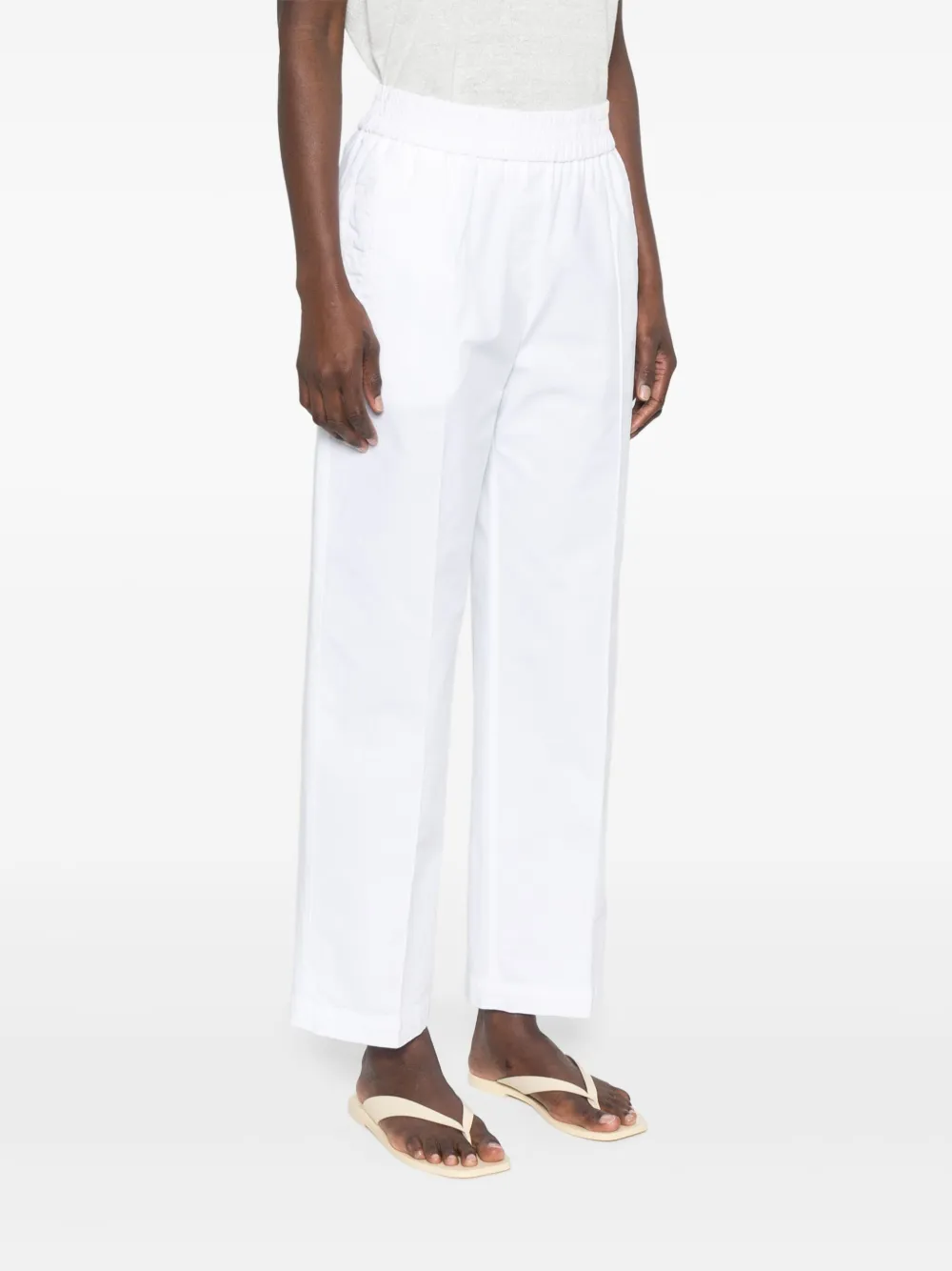 Peserico Straight broek Wit
