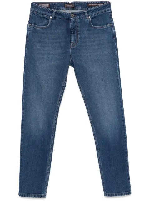 Peserico jeans con parche del logo