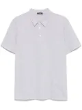 Peserico mélange-effect piqué-weave polo shirt - Grey
