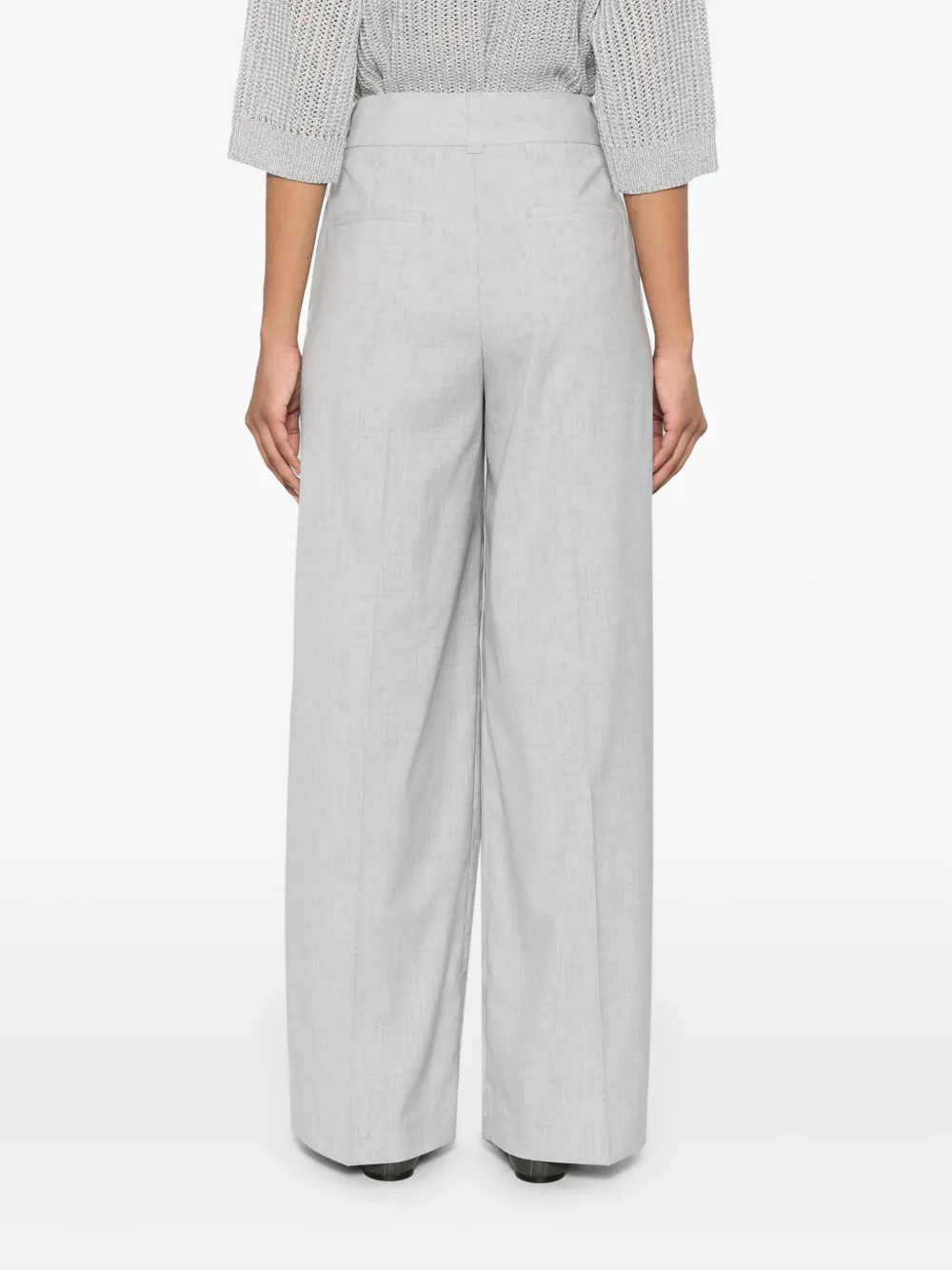Peserico Broek met gemêleerd-effect Grijs