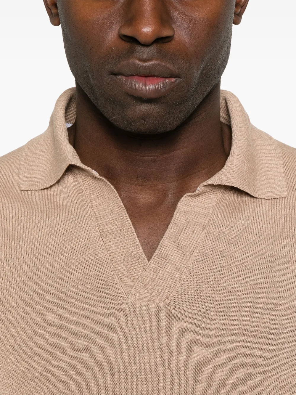 Peserico Crêpe T-shirt Beige