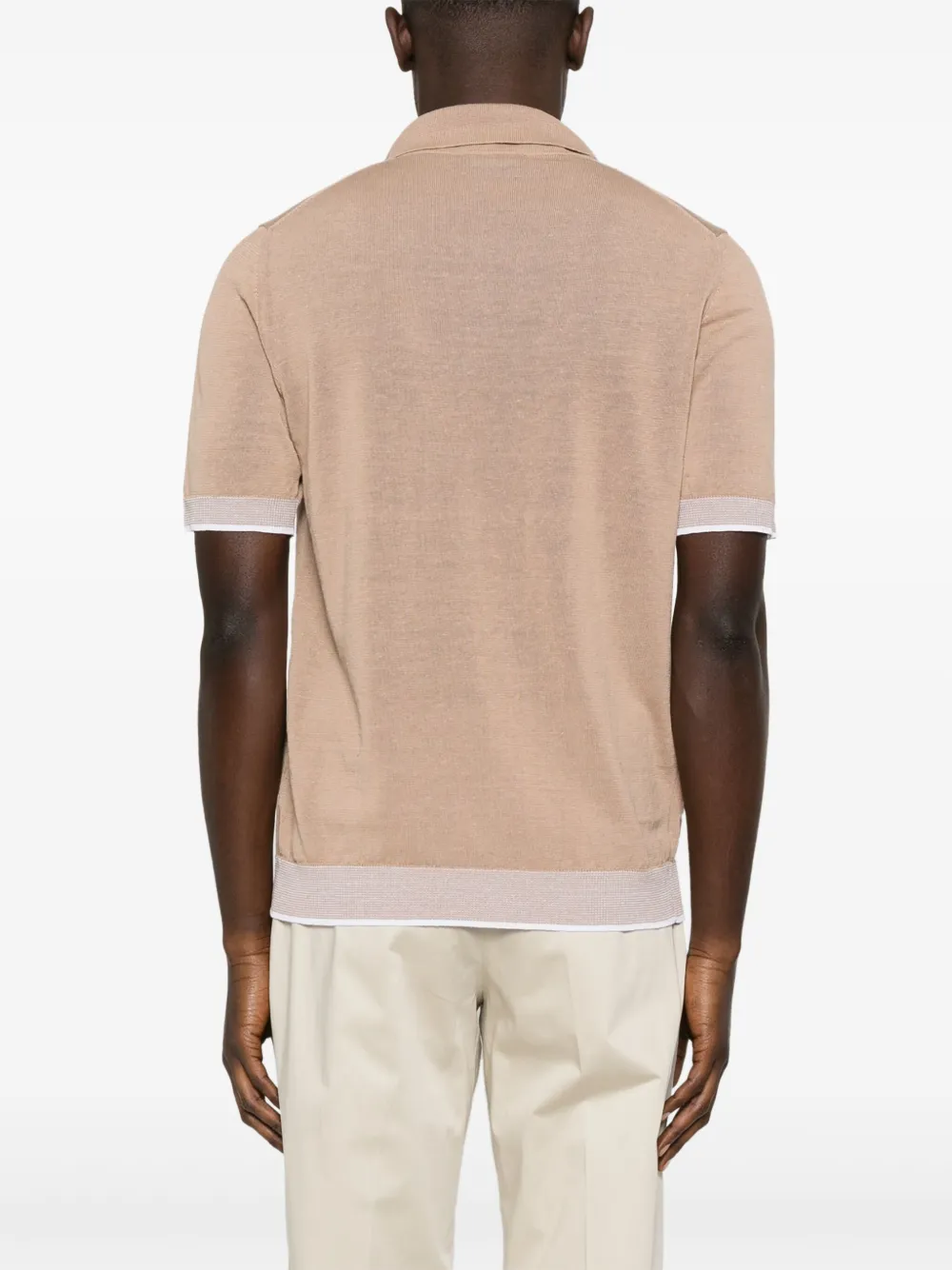 Peserico Crêpe T-shirt Beige
