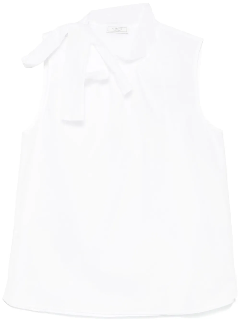 Peserico blusa con moño en el cuello | blanco | Image 1