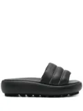 Peserico Punto Lace slides - Black