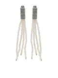 Peserico micro-crystals drop earrings - Silver