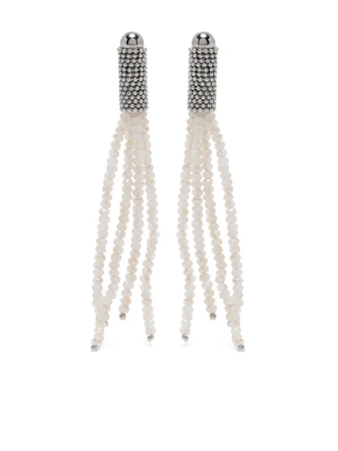 Peserico micro-crystals drop earrings