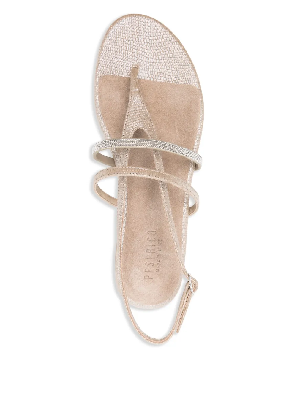 Peserico leather sandals Neutrals