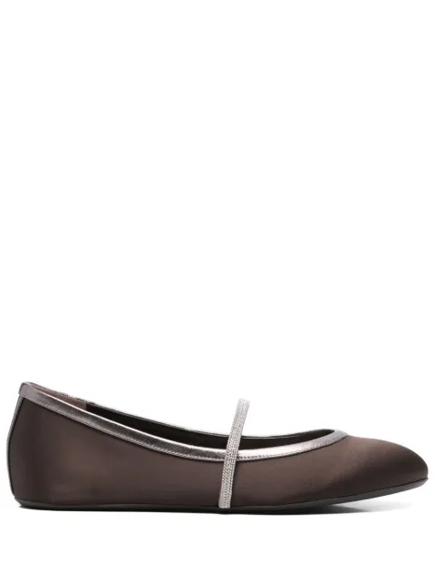 Peserico flats Punto Lace