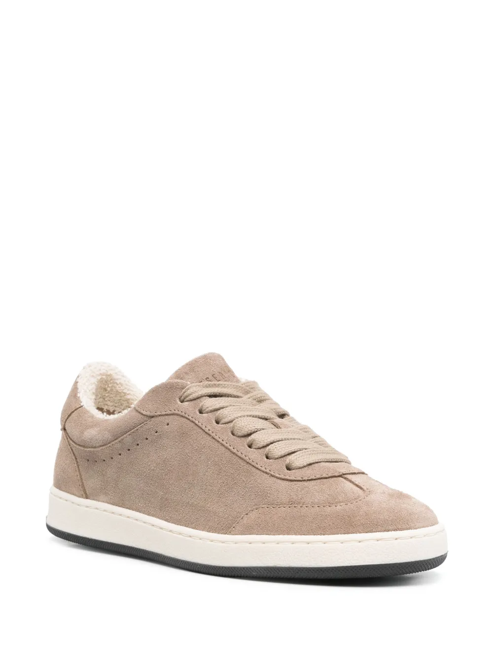 Peserico suede sneakers Brown