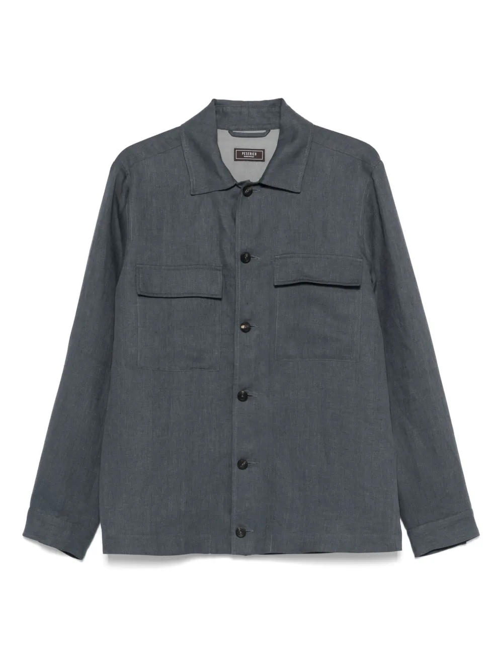 Peserico linen jacket | Blue | Image 1