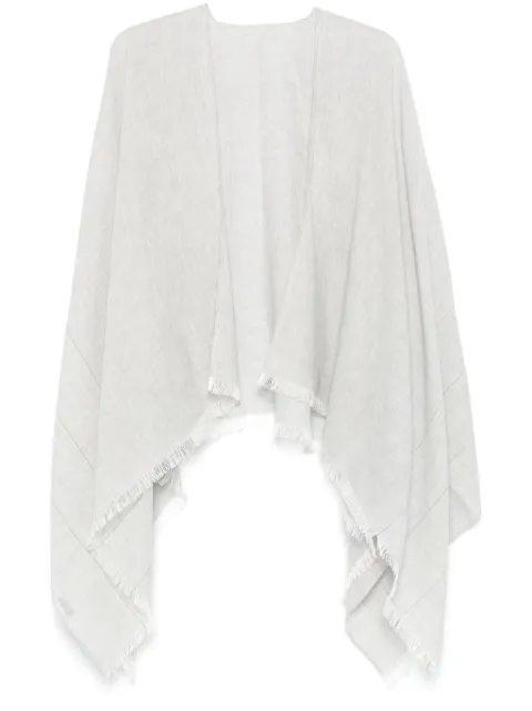 Peserico ball-chain detailed shawl